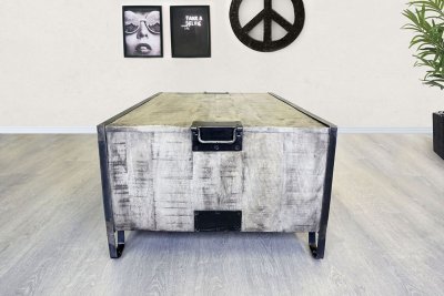 Table basse industrielle chic grey