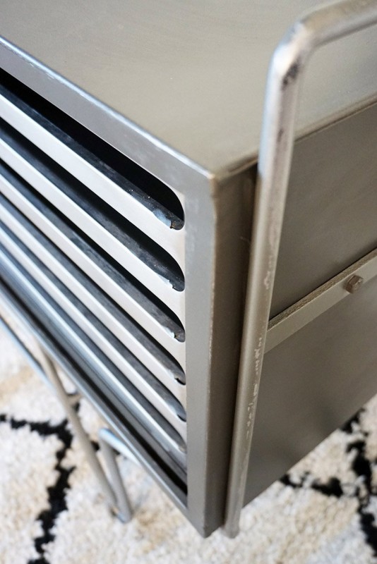Petit meuble TV métal design - Sixties