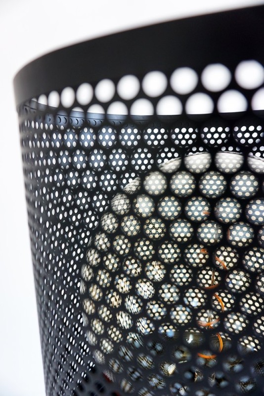 Lampadaire industriel en métal noir 105 cm - Candle
