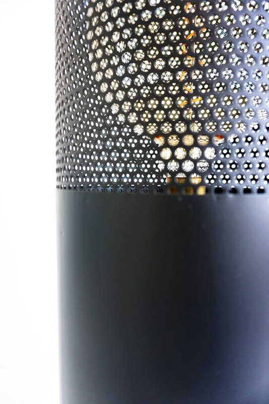 Lampadaire industriel en métal noir 105 cm - Candle