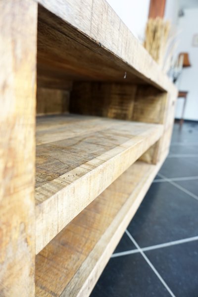 Meuble TV en bois et métal Sherwood