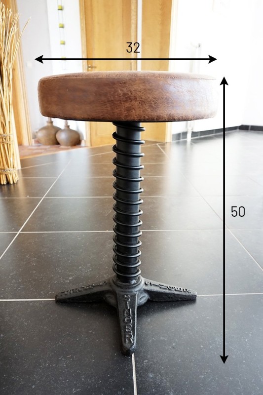 Tabouret industriel ressort