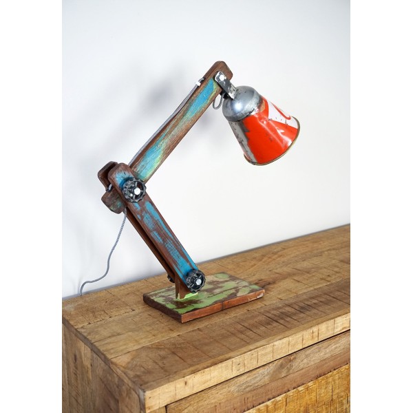 Lampe à poser industrielle recycled