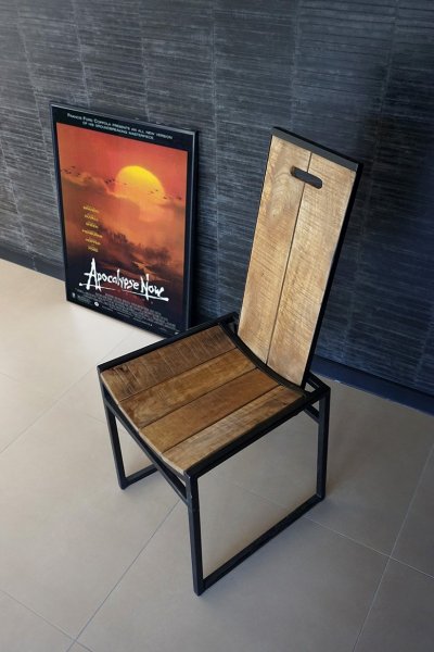 Chaise bois metal Classy