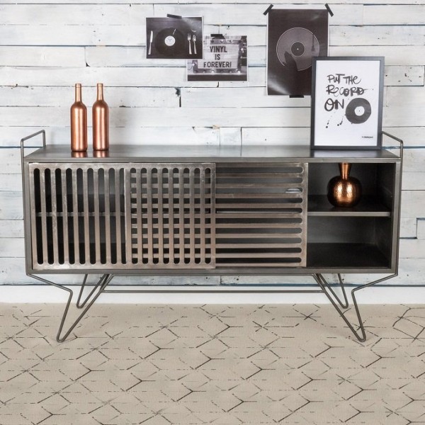 Meuble TV métal Sixties Design