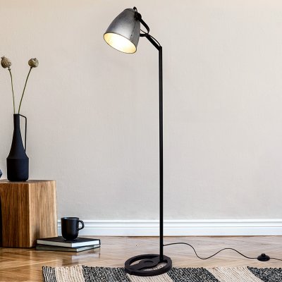 Lampe sur pied industrielle Indiana