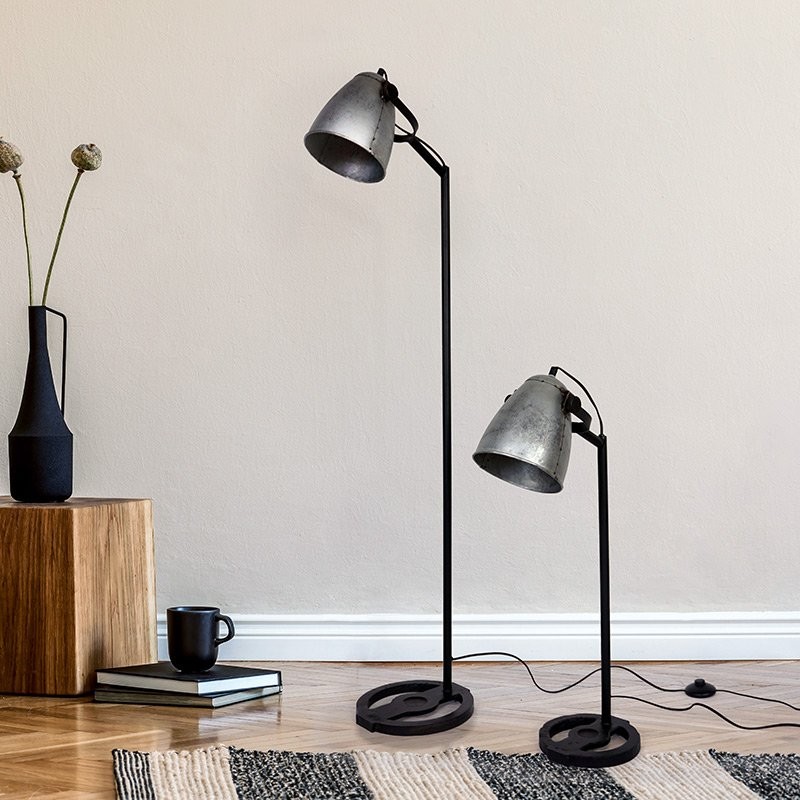 Lampe sur pied industrielle - Indiana