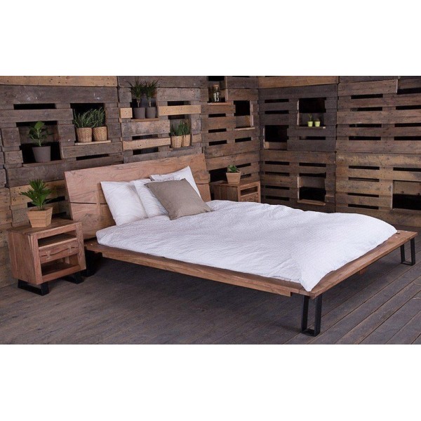 Lit 2 places en acacia « Urban Jungle »