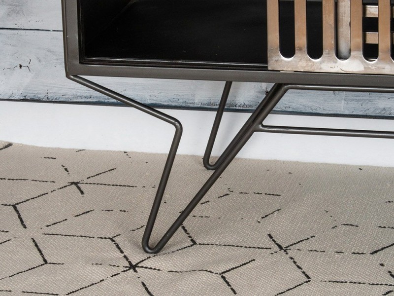 Meuble TV métal design - Sixties