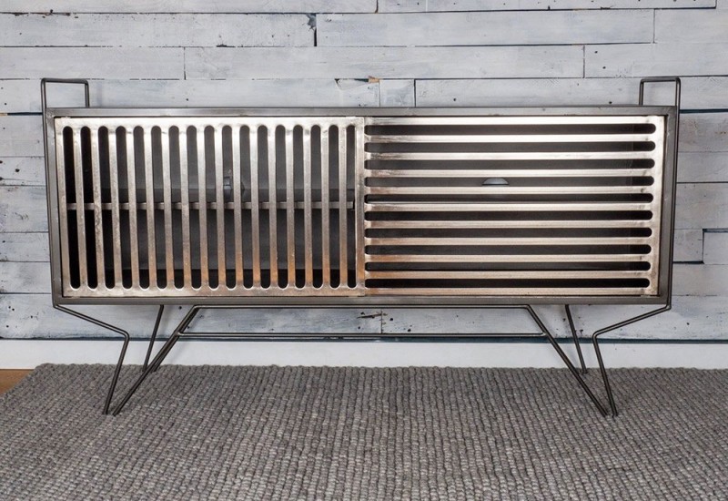 Meuble TV métal design - Sixties