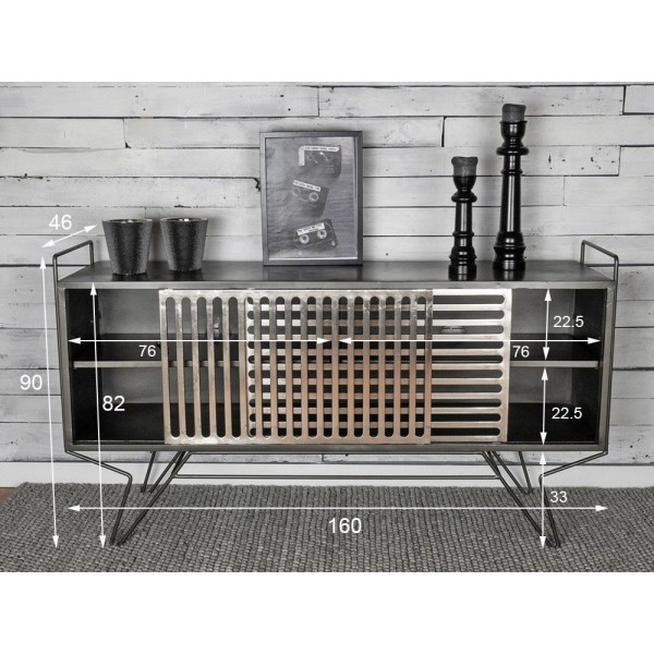 Meuble TV métal Sixties Design