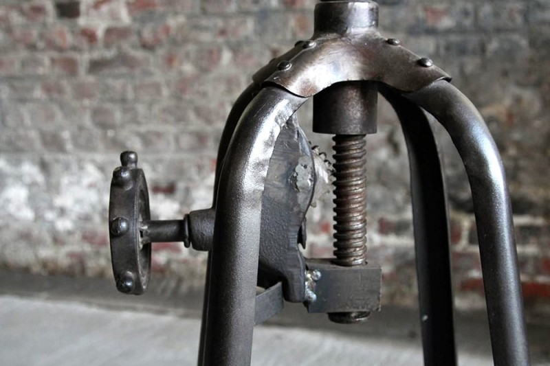 Tabouret de bar bois et métal