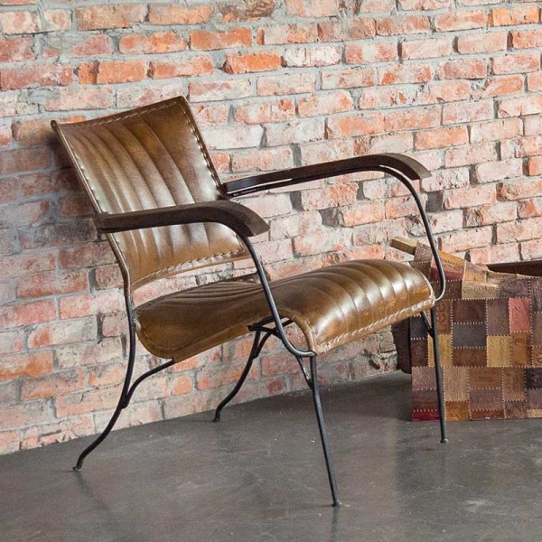 Fauteuil en cuir COSY 1 place