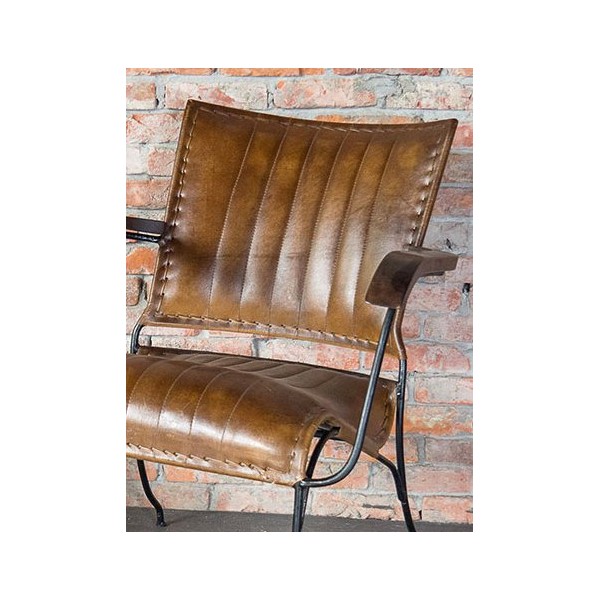 Fauteuil en cuir COSY 1 place