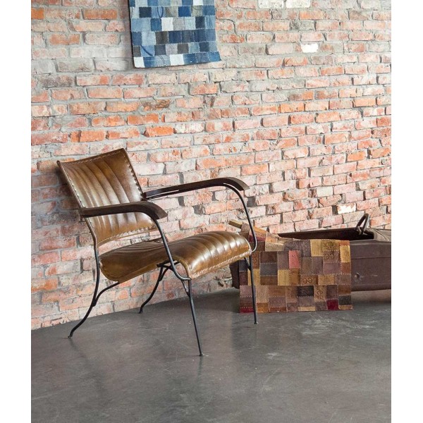Fauteuil en cuir COSY 1 place