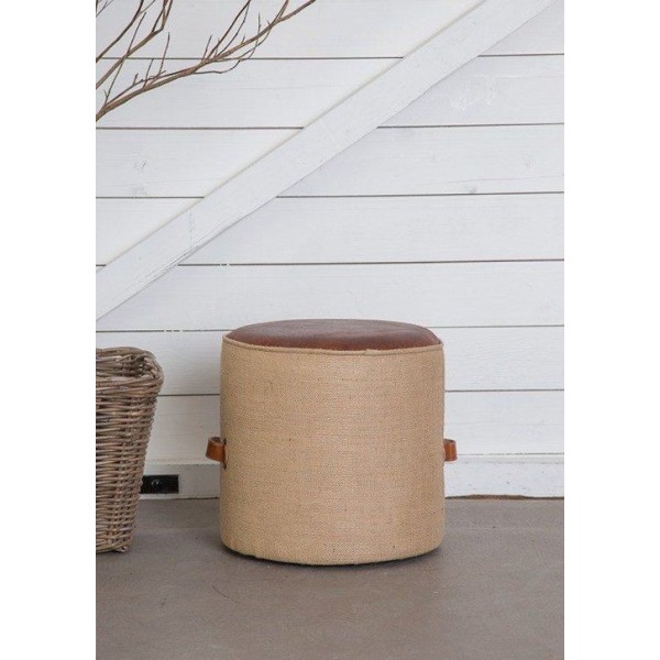 Pouf industriel "100% character"