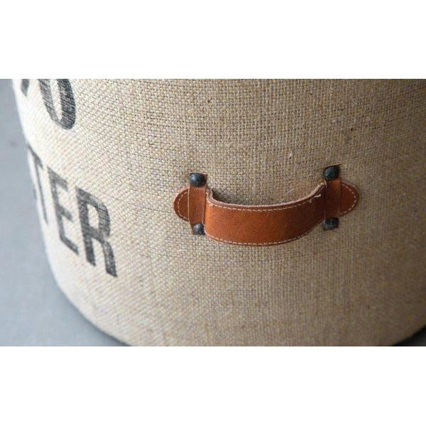 Pouf industriel "100% character"