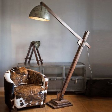 Lampe industrielle sur pied Acrobat