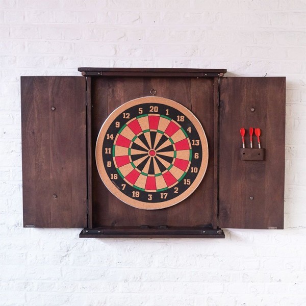 Armoire fléchettes bois massif DART