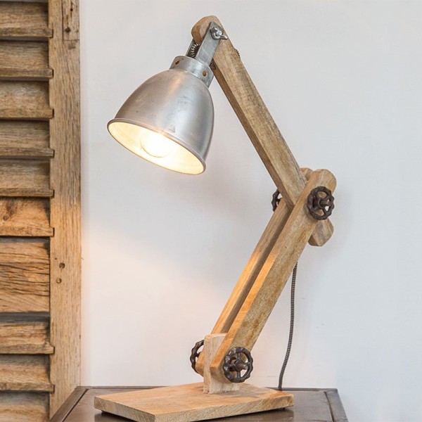 Lampe à poser industrielle scandinave Genius