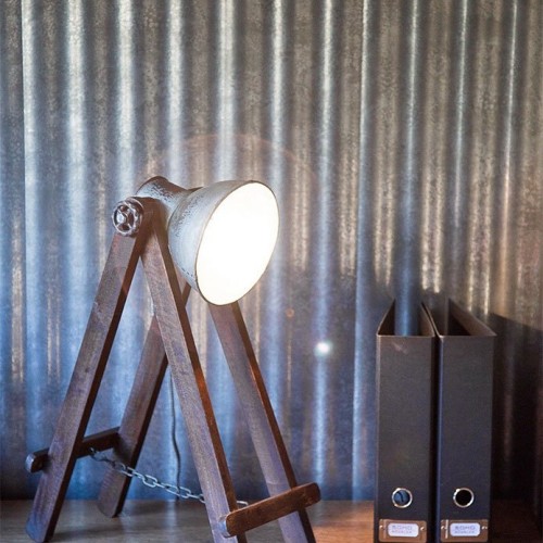 Lampe industrielle Tréteau
