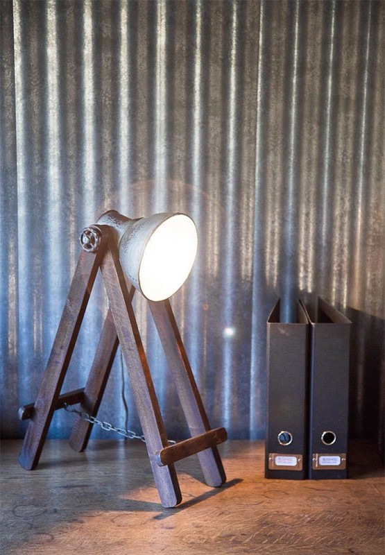 Lampe industrielle Tréteau