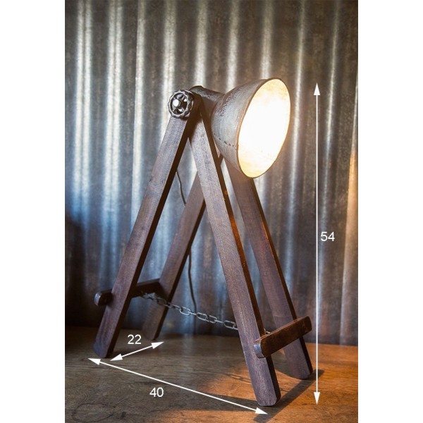 Lampe industrielle Tréteau