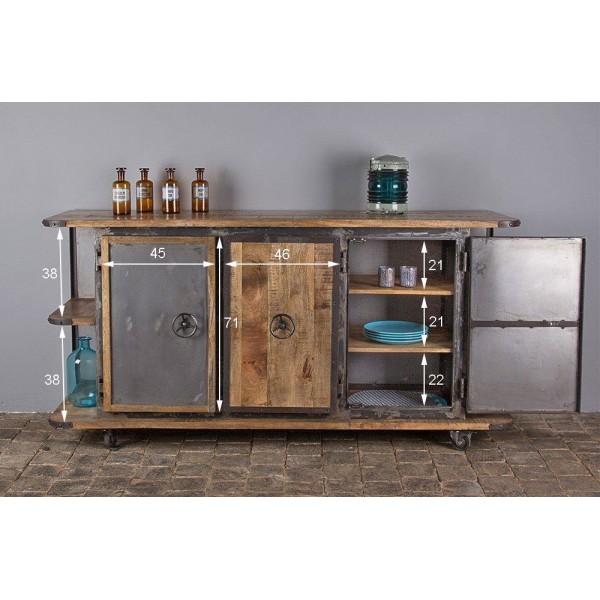 Buffet coffre fort