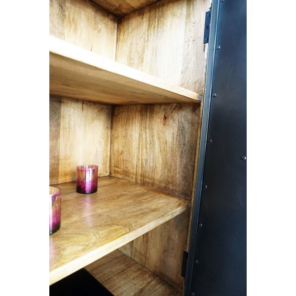 Buffet industriel bois et métal Brooklyn