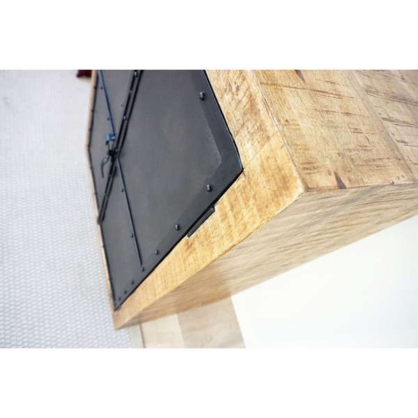 Buffet industriel bois et métal Brooklyn