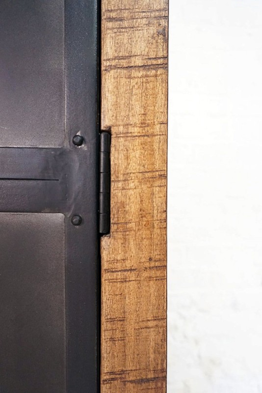 Armoire industrielle bois et métal - Brooklyn