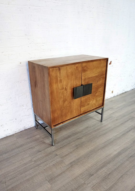Petit buffet bois métal industriel - Chic