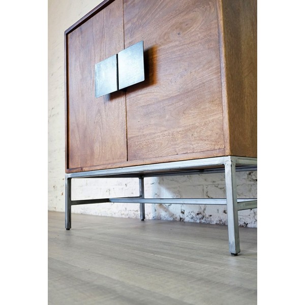 Petit buffet bois métal industriel CHIC