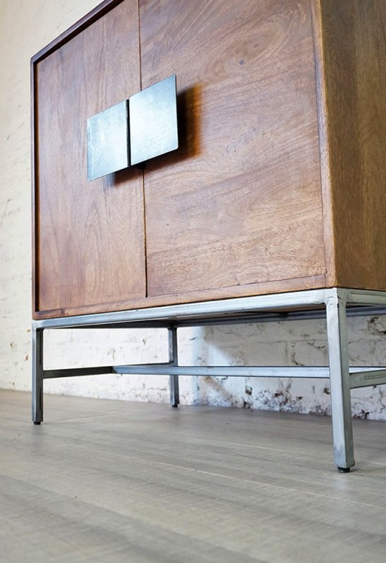 Petit buffet bois métal industriel - Chic