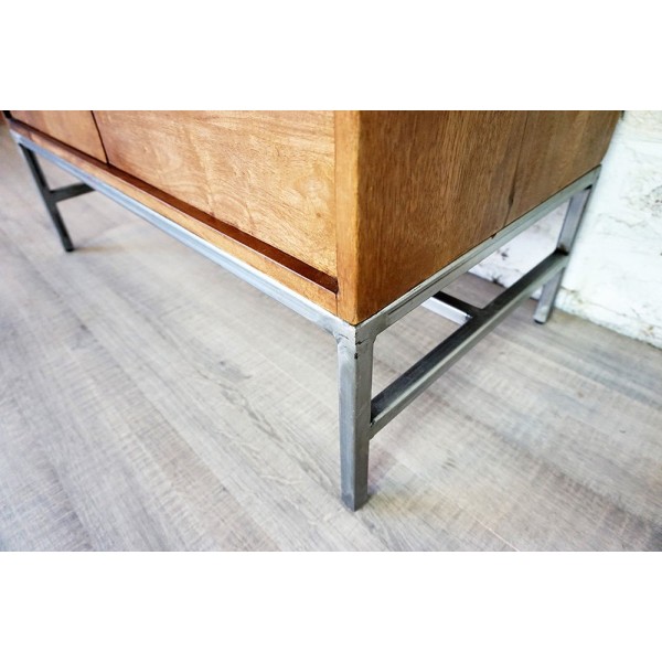Petit buffet bois métal industriel CHIC