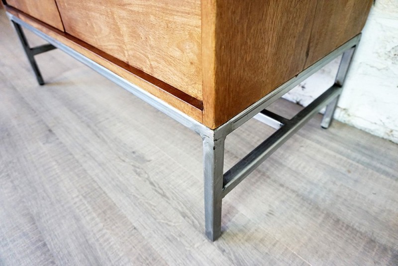 Petit buffet bois métal industriel - Chic