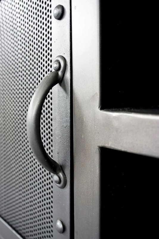 Meuble TV metal 1 porte - Chicago