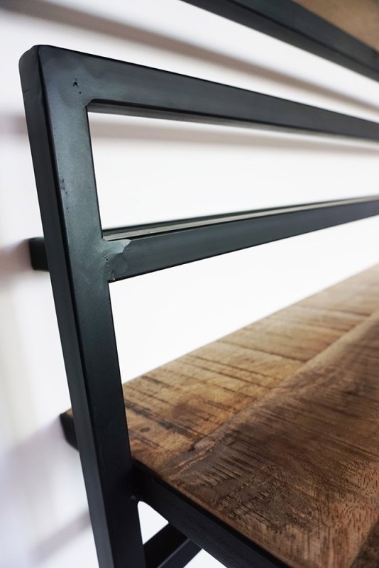 Etagère bois et métal 30 X 95 - Selfsh