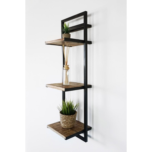 Etagère bois et métal 30 X 95 - Selfsh