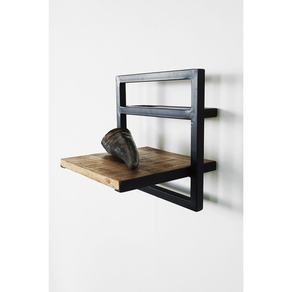 Etagère bois et métal 30 X 30 - Selfsh