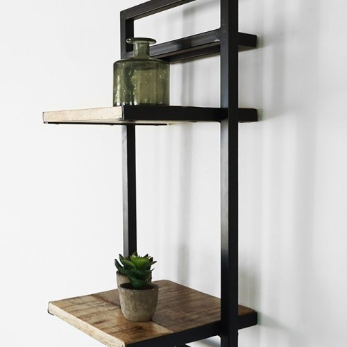 Etagère bois et métal 30 X 60 - Selfsh