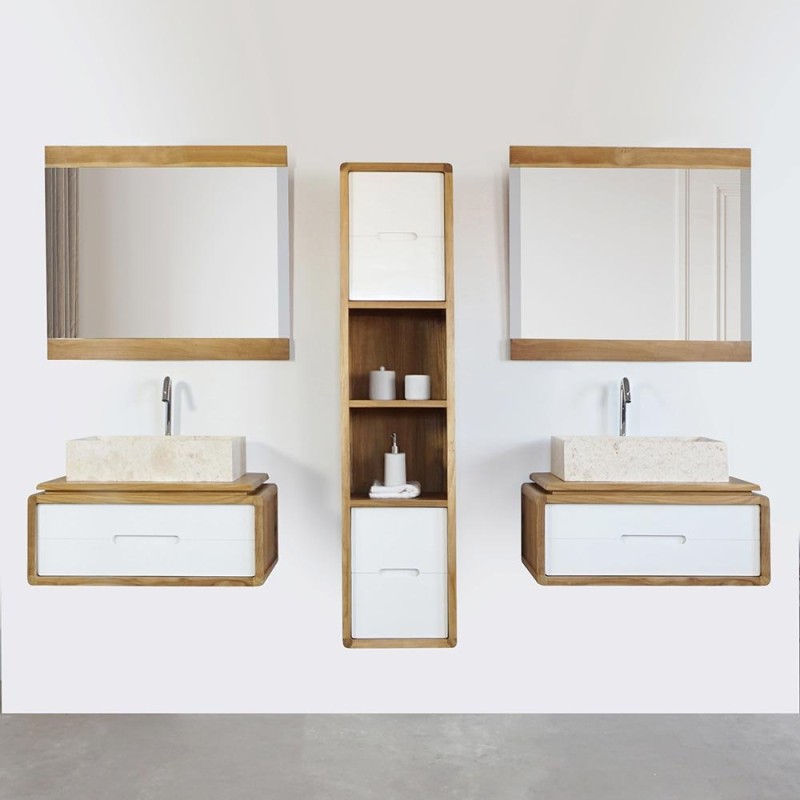 Colonne de salle de bain - Duo