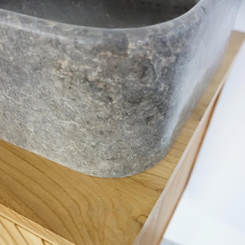 Vasque de salle bain à poser en pierre - Sunflower