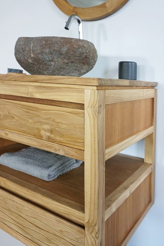 Meuble de salle de bain 140 cm - Wave