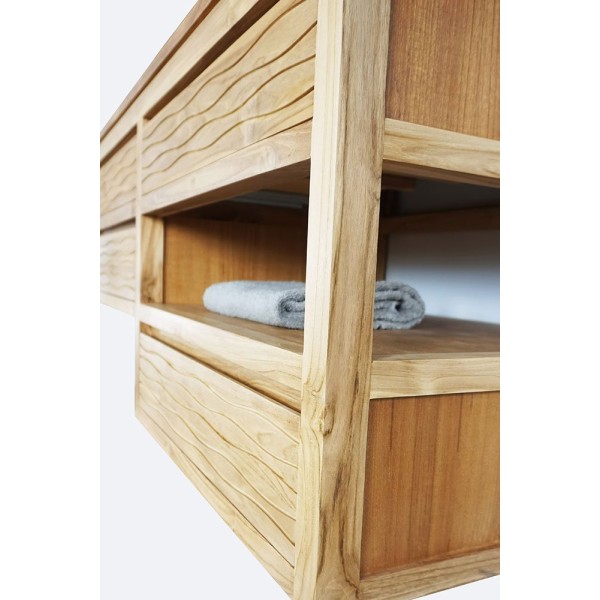 Meuble de salle de bain 140 cm - Wave