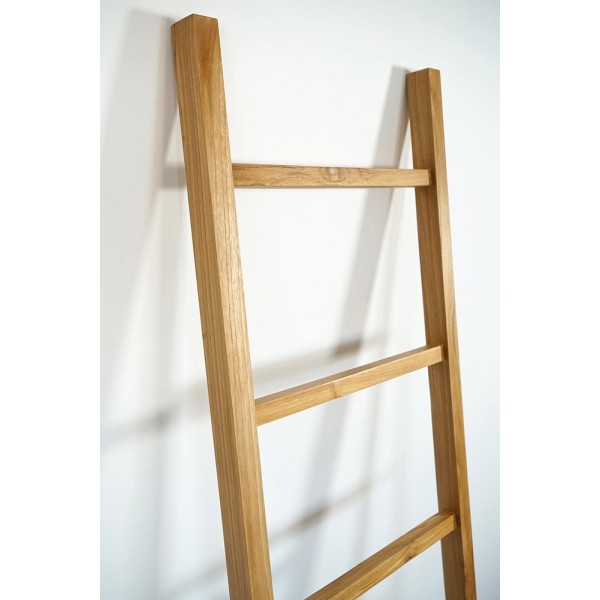 Échelle porte serviette en bois de teck 180 cm