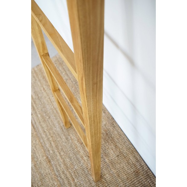 Échelle porte serviette en bois de teck 180 cm