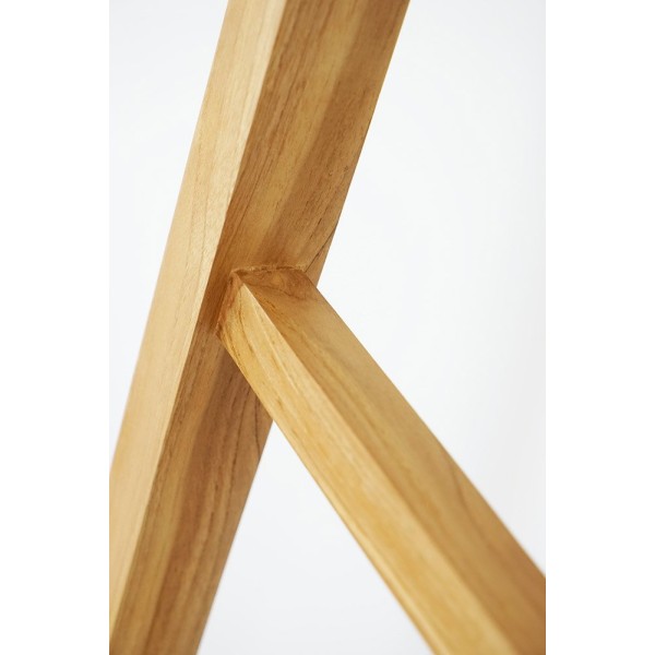 Échelle porte serviette en bois de teck 180 cm