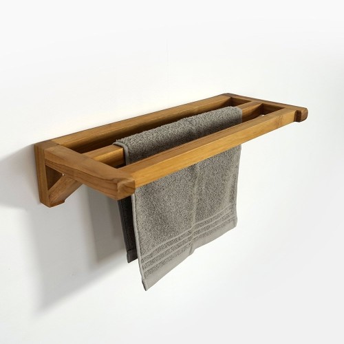Porte serviette en teck 50 x 100 cm