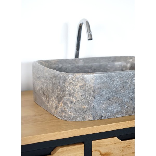 Vasque de salle de bain rectangulaire - Amaryllis